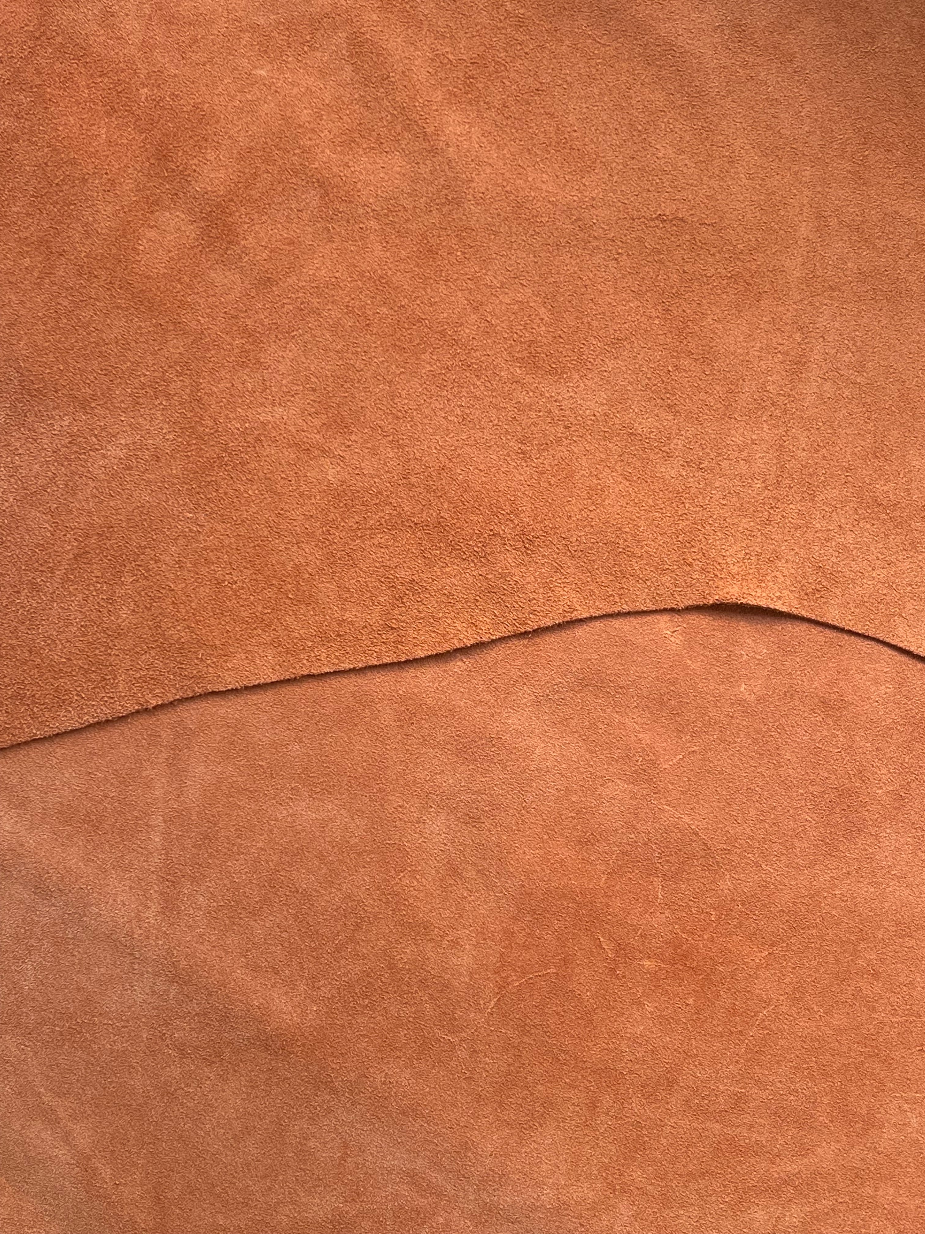 Ochre Orange Suede