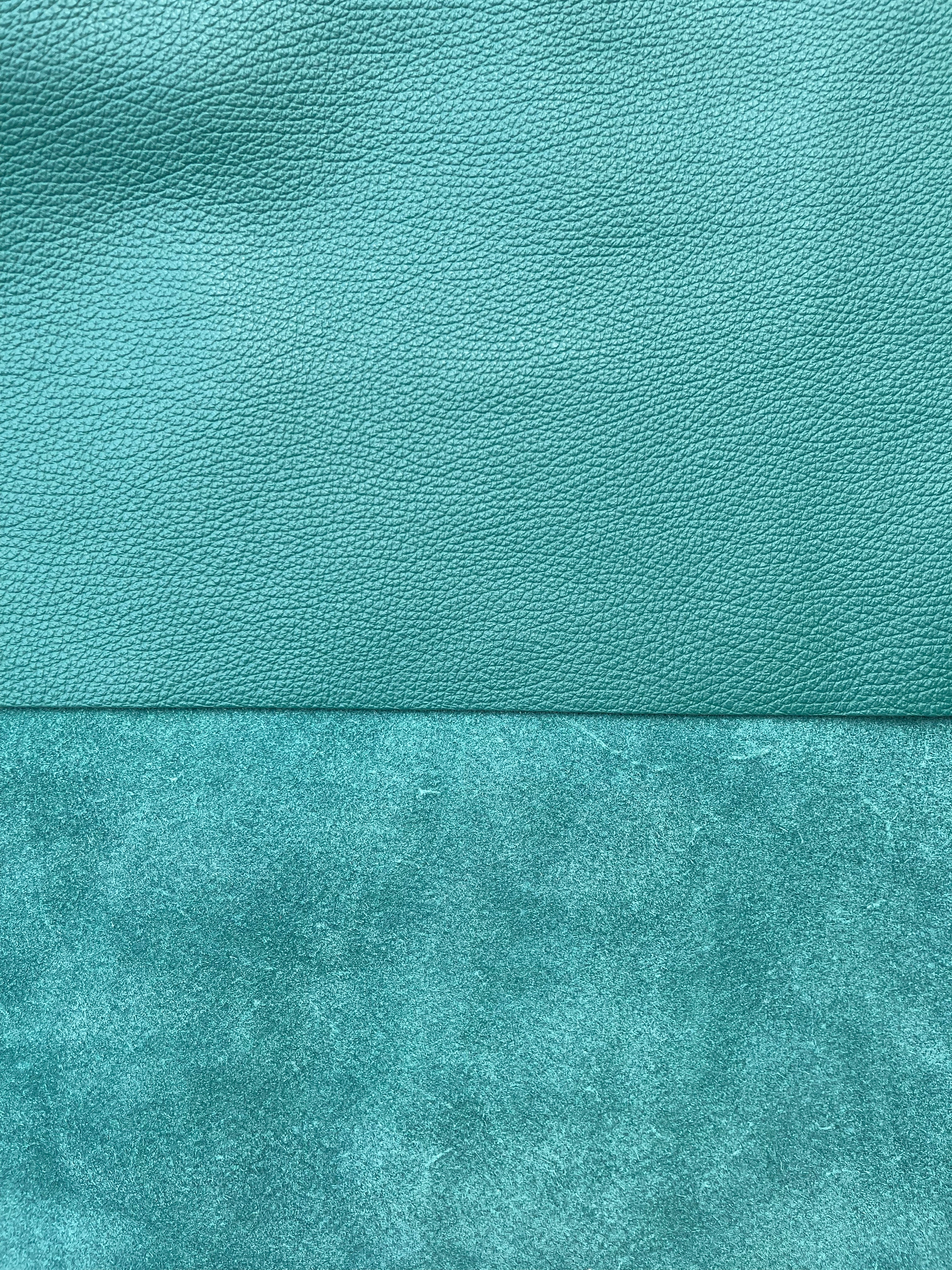 Pebbled Seafoam Leather
