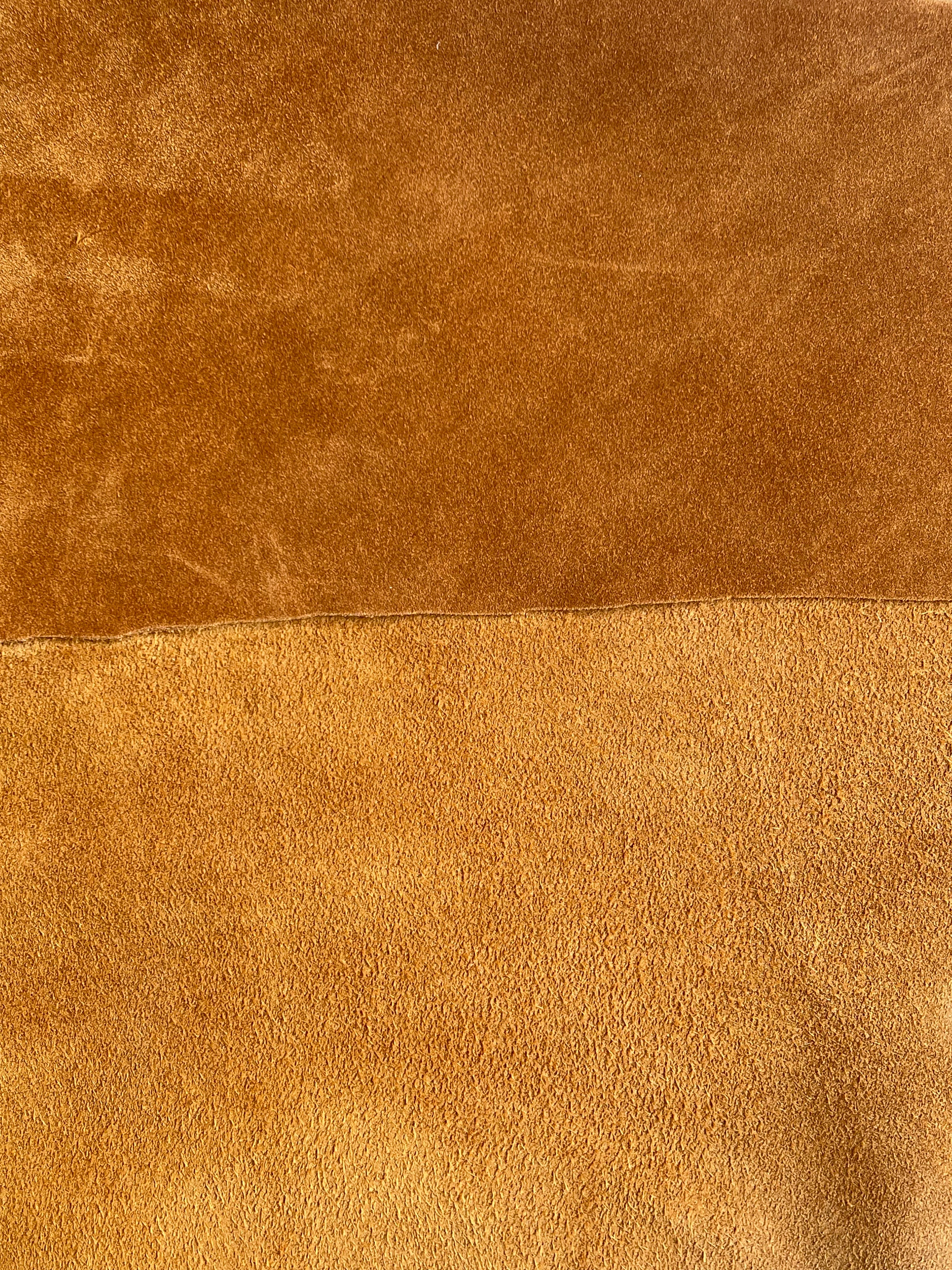 Saddle Brown Suede