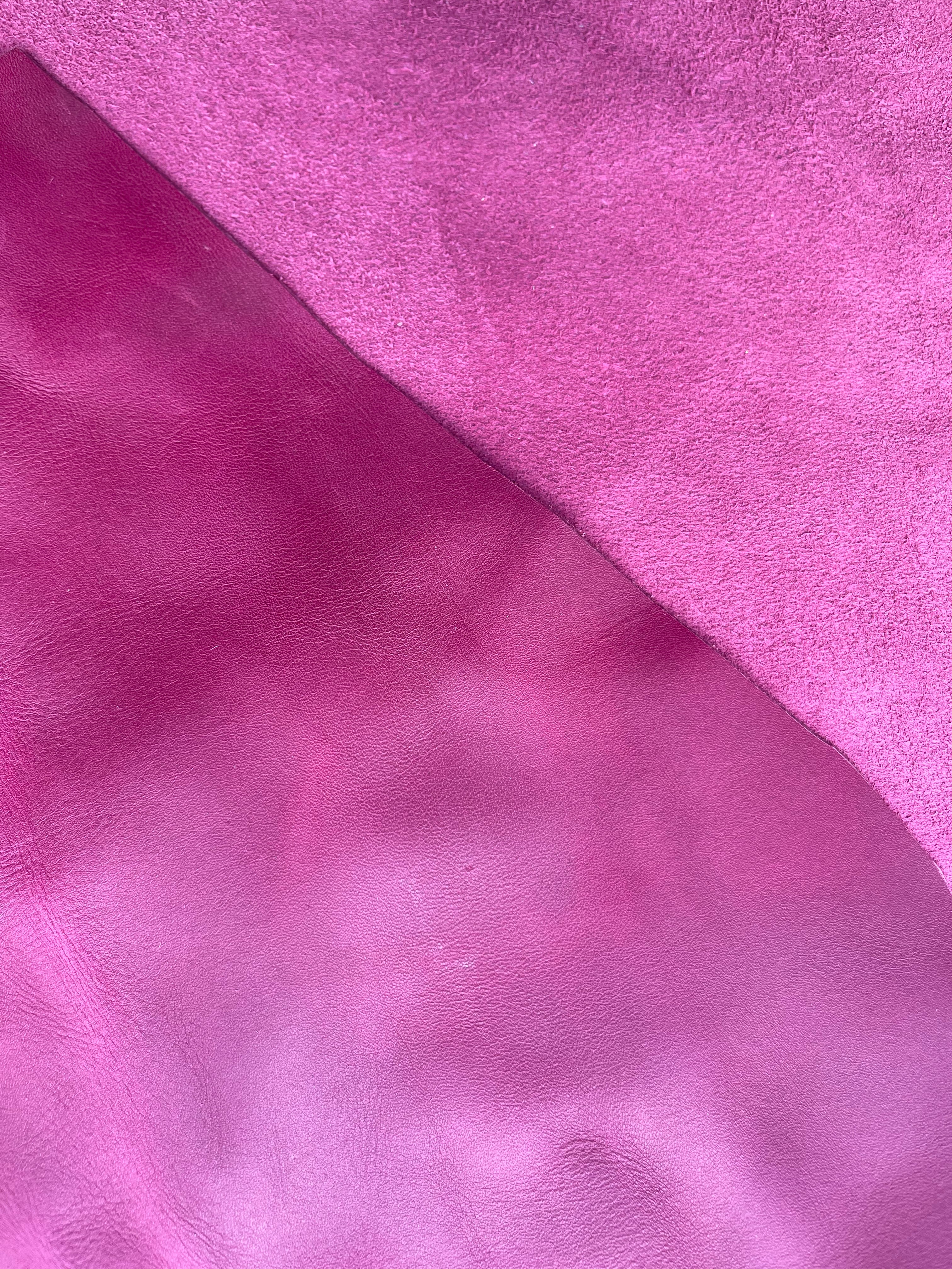 Magenta Smooth Leather