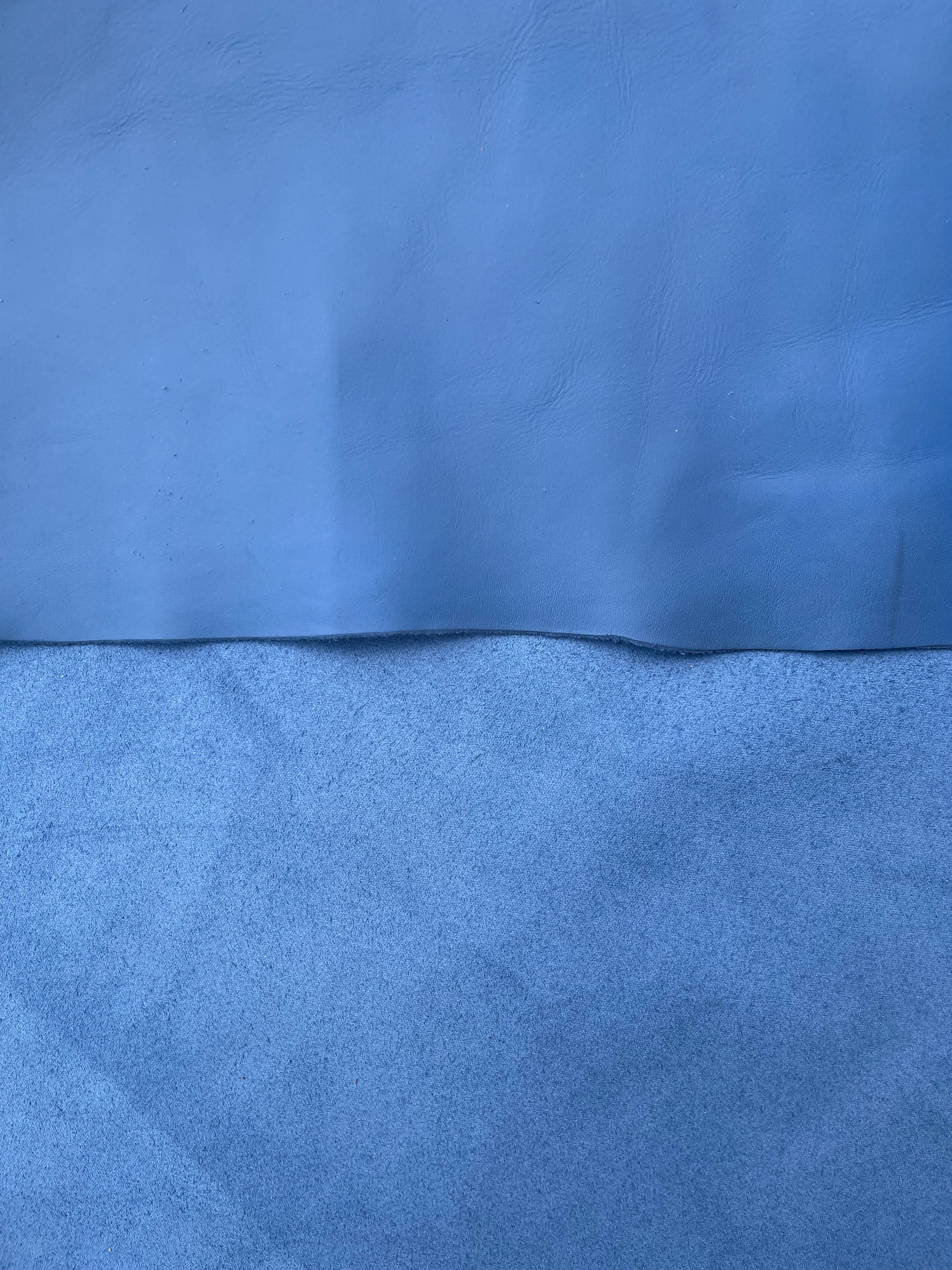 Cornflower Blue Smooth Leather