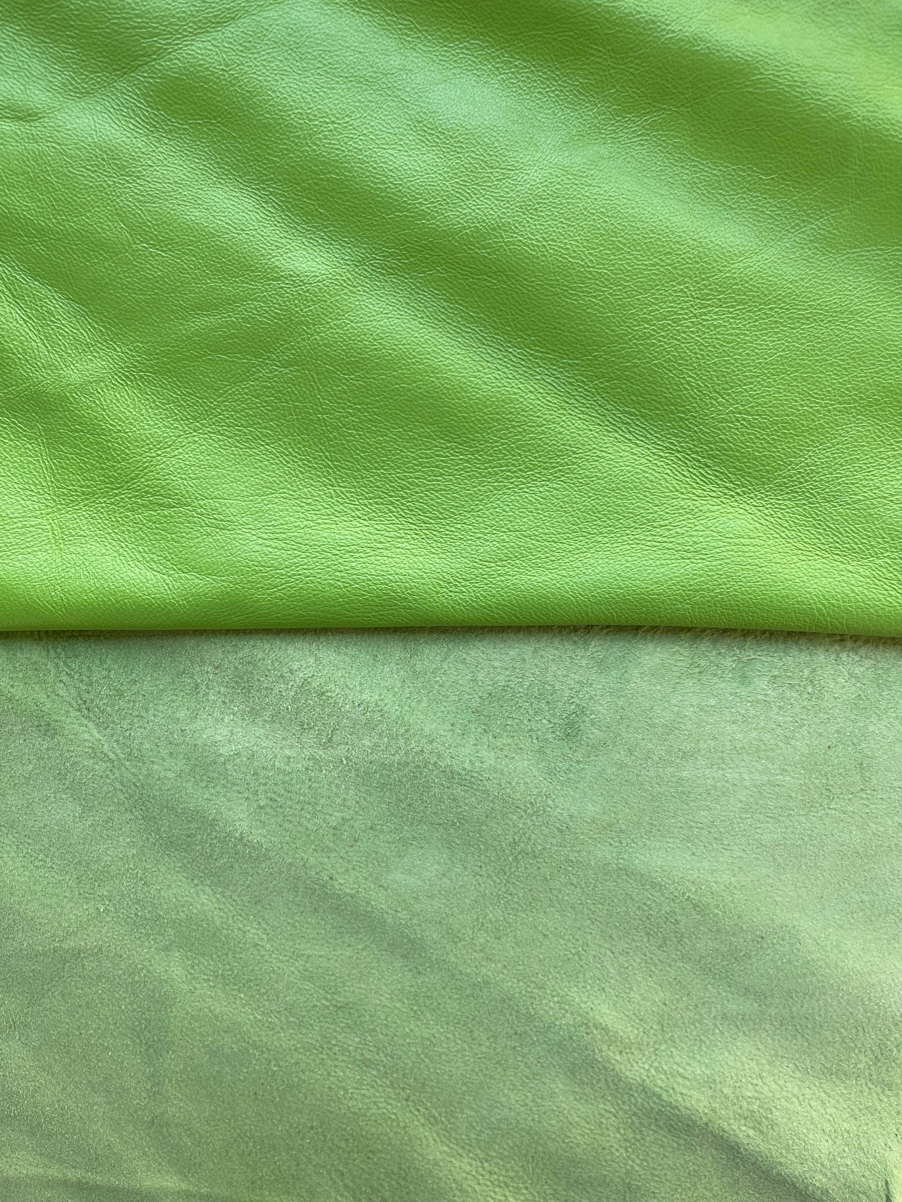 Shamrock Green Smooth Leather